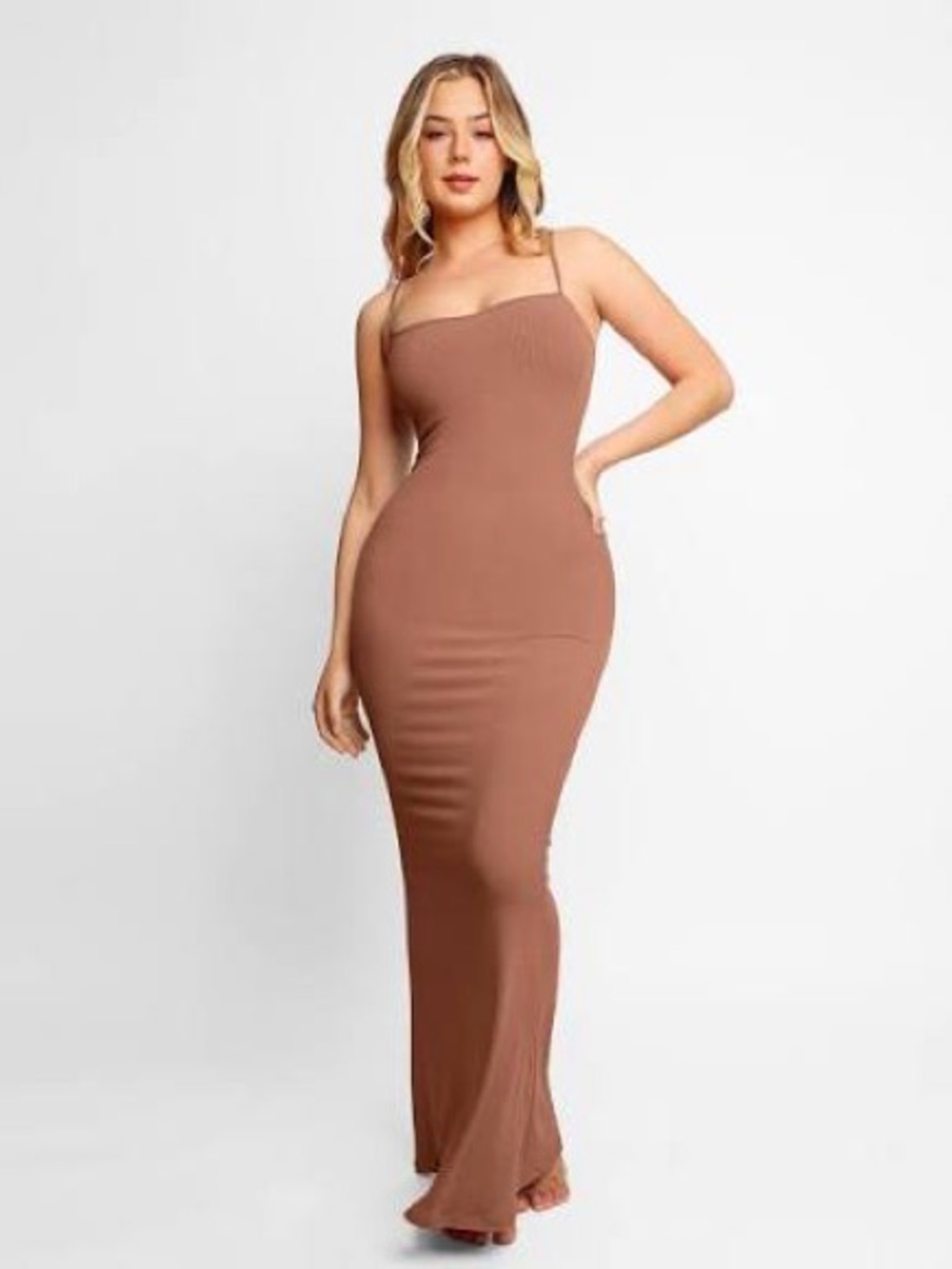 Nwt Popilush Shapewear Slimming Maxi Slip Dress
